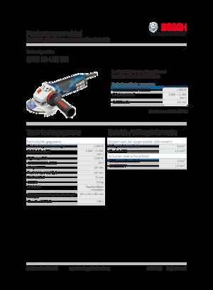 Úhlové brusky Bosch GWS 19-125 CIE