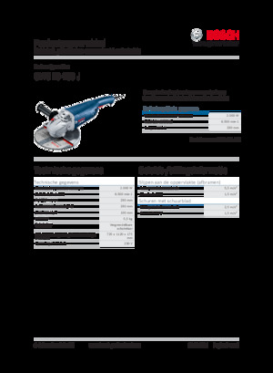 Úhlové brusky Bosch GWS 20-230 J
