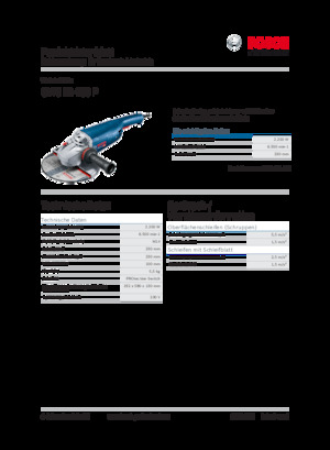 Úhlové brusky Bosch GWS 22-230 P