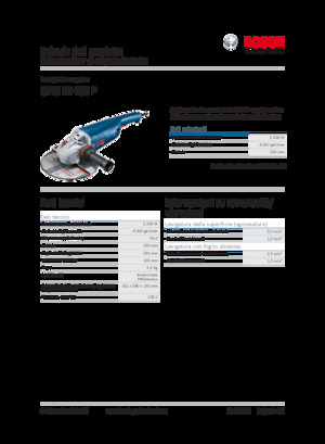 Úhlové brusky Bosch GWS 22-230 P