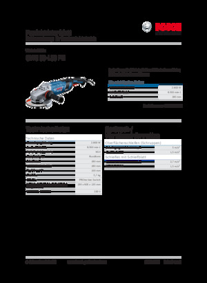 Úhlové brusky Bosch GWS 30-180 PB