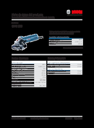 Úhlové brusky Bosch GWS 880