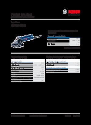 Úhlové brusky Bosch GWS 9-115 S