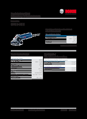 Úhlové brusky Bosch GWS 9-125 S