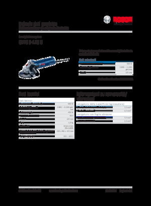 Úhlové brusky Bosch GWS 9-125 S