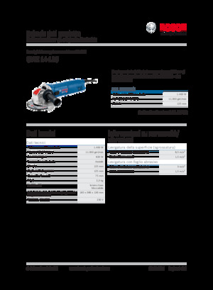 Úhlové brusky Bosch GWX 14-125