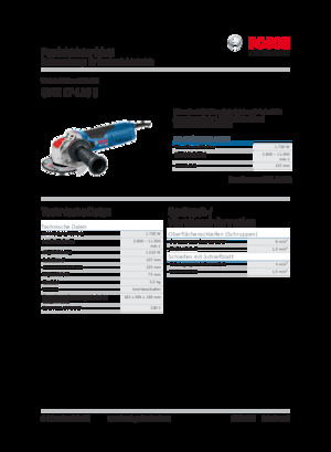 Úhlové brusky Bosch GWX 17-125 S