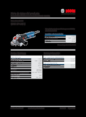 Úhlové brusky Bosch GWX 17-125 S