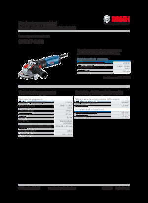 Úhlové brusky Bosch GWX 17-125 S