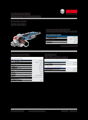 Úhlové brusky Bosch GWX 19-125 S