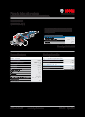 Úhlové brusky Bosch GWX 19-125 S