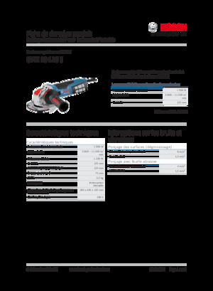 Úhlové brusky Bosch GWX 19-125 S