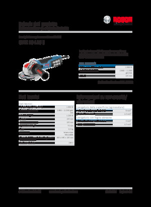 Úhlové brusky Bosch GWX 19-125 S