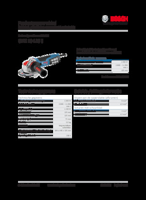 Úhlové brusky Bosch GWX 19-125 S