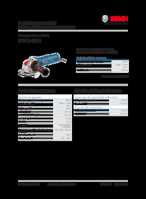 Úhlové brusky Bosch GWX 9-125 S