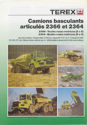 Kloubové dampry Terex 2366