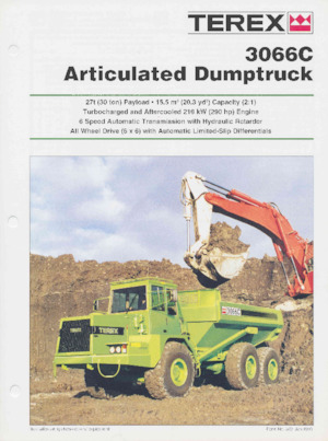 Kloubové dampry Terex 3066C