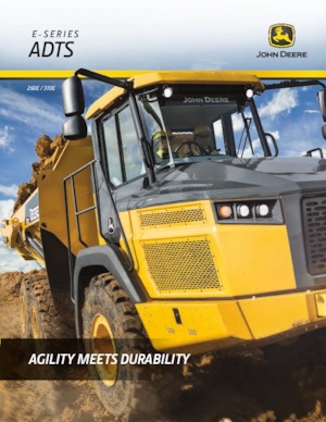 Kloubové dampry John Deere Construction 310E