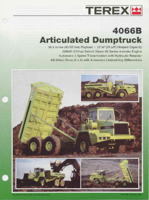 Kloubové dampry Terex 4066B