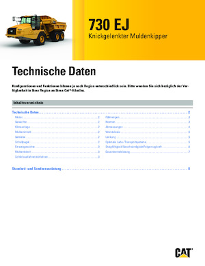 Kloubové dampry Caterpillar 730 EJ