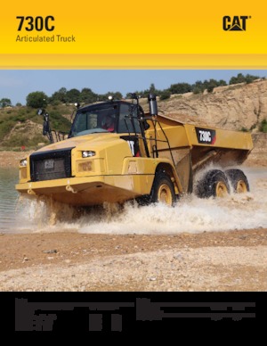 Kloubové dampry Caterpillar 730C