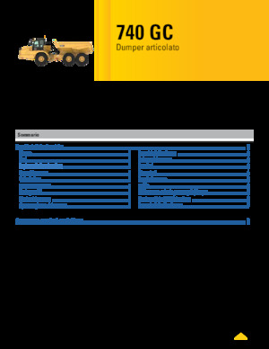 Kloubové dampry Caterpillar 740 GC