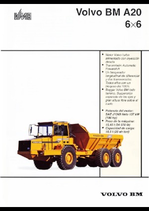 Kloubové dampry Volvo A 20 6x6