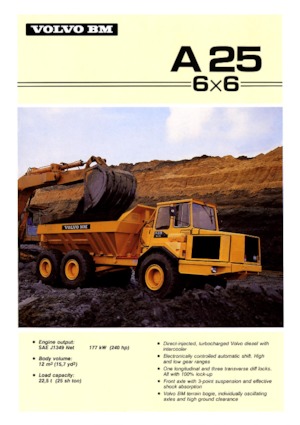 Kloubové dampry Volvo A 25 6x6