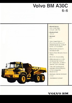 Kloubové dampry Volvo A30C 6x6