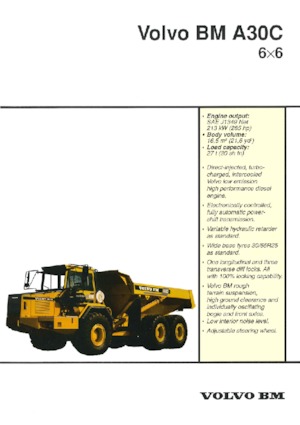 Kloubové dampry Volvo A30C 6x6
