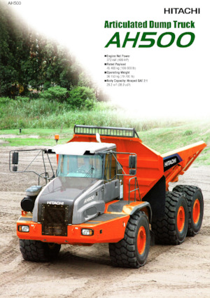 Kloubové dampry Hitachi AH500