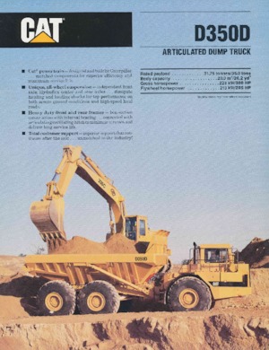 Kloubové dampry Caterpillar D 350 D