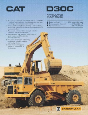 Kloubové dampry Caterpillar D30C
