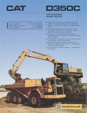 Kloubové dampry Caterpillar D350C