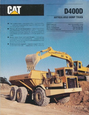 Kloubové dampry Caterpillar D400D