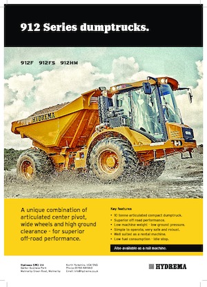 Kloubové dampry Hydrema 912F