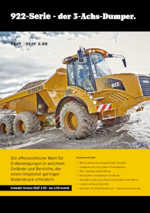 Kloubové dampry Hydrema 922F