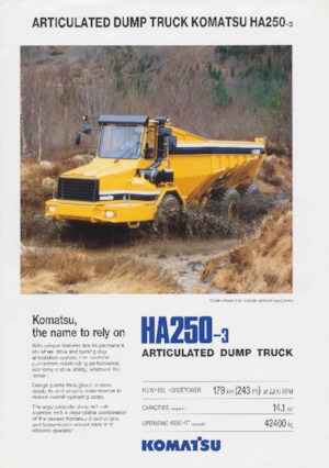 Kloubové dampry Komatsu HA250-3