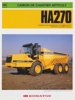 Kloubové dampry Komatsu HA270