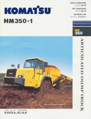 Kloubové dampry Komatsu HM350-1