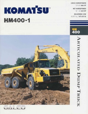 Kloubové dampry Komatsu HM400-1