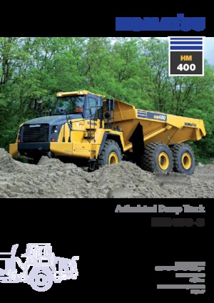 Kloubové dampry Komatsu HM400-3