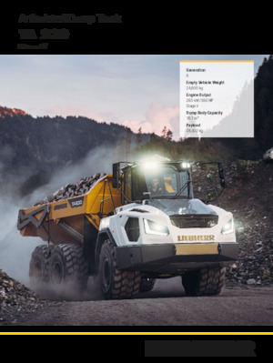 Kloubové dampry Liebherr TA 230 Litronic