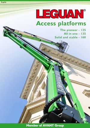 Kolové kloubové pracovní plošiny Leguan 135