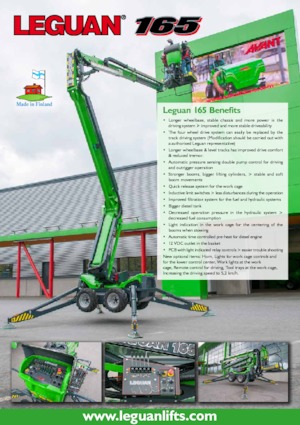 Kolové kloubové pracovní plošiny Leguan 165 