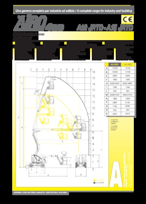 Kolové kloubové pracovní plošiny AIRO A15 JRTD