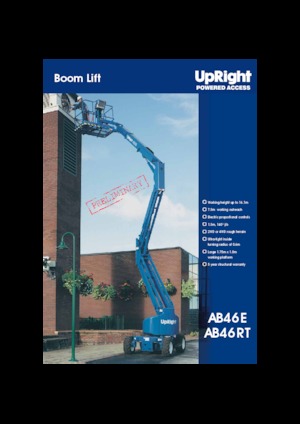 Kolové kloubové pracovní plošiny UpRight AB 46 RT