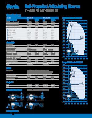 Kolové kloubové pracovní plošiny Genie Z-45/25 J RT