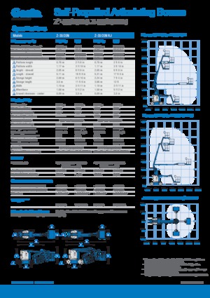 Kolové kloubové pracovní plošiny Genie Z-30/20N RJ
