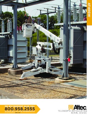 Přívěsné kloubové pracovní plošiny Altec AT40GW